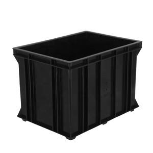 SANWEI 390*285*275mm caisse en plastique antistatique noir <span class=keywords><strong>ESD</strong></span> matériel panier composants électroniques pièces boîte - Product Image 2