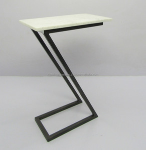 Table basse rectangulaire moderne et élégante en bois MDF en fer et métal pour la décoration de la salle de sport à la maison en bois contemporain pour le salon et la salle à manger - Product Image 5