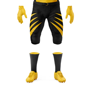 Vente en gros d'uniformes de football américain pour hommes sur mesure, 100% polyester, séchage rapide, service OEM - Product Image 3