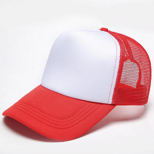 Unisex Mesh Trucker <b>Hat</b> 6-Panel Adjustable Casual Cap Breathable Outdoor Spring Summer Adult Contrast Color Design - Product Image 2