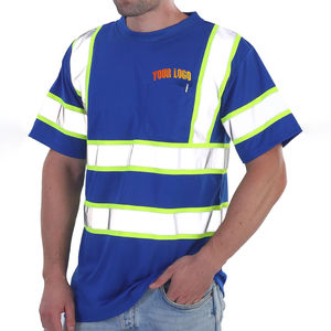 Ropa de Trabajo Personalizada al por Mayor, Chaqueta de Construcción 100% Poliéster, Ropa de Seguridad, Camiseta Reflectante para Mineros y Trabajadores de Limpieza Vial - Product Image 1