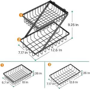 Cesta de Almacenamiento de Alambre Metálico Premium con Asas para Lavandería - Product Image 4