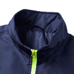 <b>Mens</b> Jacket and <b>Sports</b> <b>Trousers</b> Set, Zippered Polyester Smooth Fabric Autumn/Winter Casual Outerwear Tracksuit - Product Image 3