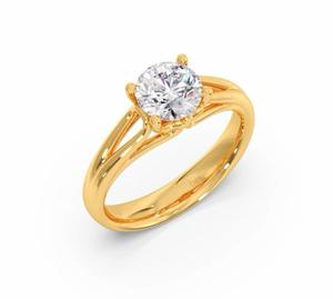 Anillo de Compromiso de Plata 925 para Mujer, Chapado en Plata, con Moissanita Creada en Laboratorio, Corte en Forma de Corazón y Engaste de Garra - Product Image 1