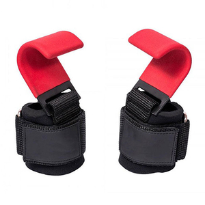 Adjustable <b>Lifting</b> Hooks for Heavy <b>Weight</b> Training Gym Equipment with Steel Hooks and Reinforced Wrist Strap Support Design - Product Image 1