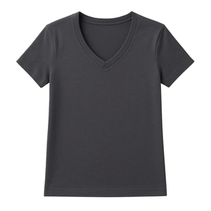 Camiseta de Manga Corta con Cuello en V Personalizable para Mujer, Diseño Único Ecológico en Lona, con OEM Premium, Suave, Transpirable y de Secado Rápido - Product Image 3