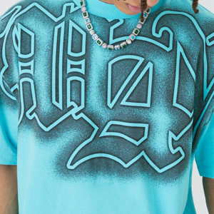 Camiseta Extra Grande para Hombre con Estampado de Letras por Sublimación, Manga Corta, Cuello Redondo, Estilo Urbano, 100% Algodón Jersey Transpirable - Product Image 6
