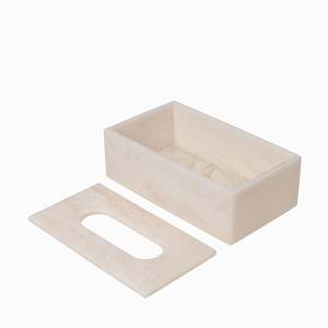 Porte-mouchoirs en résine contemporain, organisateur décoratif haut de gamme pour la maison et la décoration intérieure, qualité export - Product Image 5