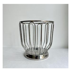 Cesta de Frutas de Acero Inoxidable 100% Ecológica, Recién Llegada, Cestas de Almacenamiento Multifuncionales para Cocina, Organizador de Alimentos - Product Image 1