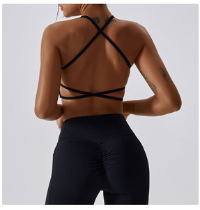 Leggings de punto elásticos de cintura alta y color liso para mujer, pantalones de yoga para todas las estaciones, estilo básico - Product Image 5