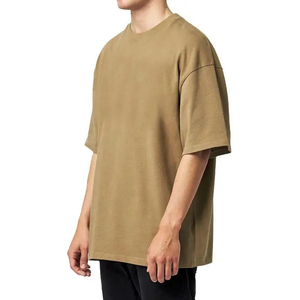 เสื้อยืดผู้ชายไซส์ใหญ่ ผ้าคอตตอนถัก 100% ป้องกันการยับ แขนสั้น สไตล์ลำลอง พิมพ์ลาย - Product Image 2