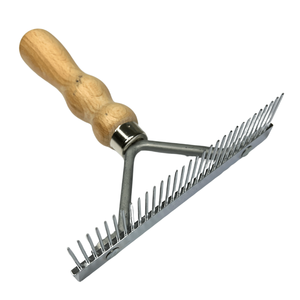 หวีสัตว์เลี้ยงขนาดเล็กที่เป็นมิตรกับสิ่งแวดล้อมและยั่งยืน ป้องกันไฟฟ้าสถิต สำหรับสุนัขและแมว พร้อมด้ามจับที่สะดวกสบายสำหรับการแปรงขนทุกวัน - Product Image 5