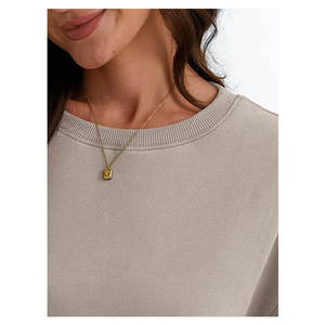 Sudaderas Oversize de Cuello Redondo para Mujer, Estilo Y2K, de Forro Polar, Moda Otoño 2026, Ropa de Invierno Linda para Adolescentes, Suéter Casual y Cómodo - Product Image 5