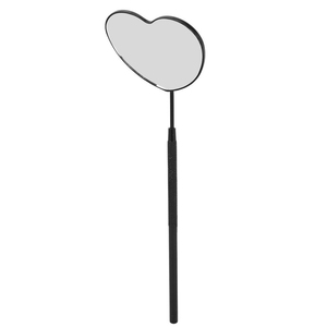 Miroir de maquillage quotidien professionnel mural en acier inoxydable plaqué or, non grossissant, à 360°, simple face, pour extensions de cils - Product Image 4