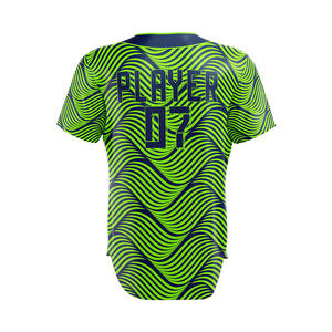 Uniformes de Béisbol Personalizados para Mujer, de Secado Rápido, Transpirables, Antibacterianos, Tallas Grandes, de Poliéster/Algodón, Manga Corta, con Botones - Product Image 6