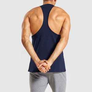 Débardeur Homme Personnalisé 2026 – Vente en Gros, Votre Propre Logo, Coton et Polyester, Couleur Unie, Tenue de Sport - Product Image 4