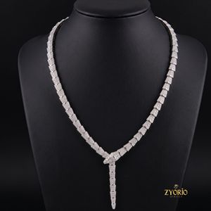 Luxury Geometric Diamond Lariat <b>Necklace</b> for Women White Gold <b>Statement</b> Jewelry American European Designer Bridal Fashion Neckla - Product Image 1