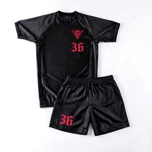เสื้อรัดกล้ามเนื้อพิมพ์ลายดิจิทัลสำหรับผู้ชาย งานศิลปะแบบกำหนดเอง - Product Image 1