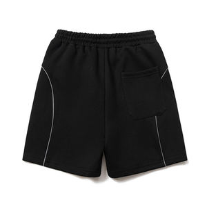 Servicio OEM, Pantalones Cortos Deportivos Personalizados de Felpa Gruesa para Hombre, Pantalones Cortos Deportivos Casuales de Algodón con Cordón y Logotipo - Product Image 2