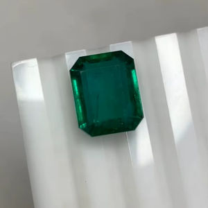 Émeraude naturelle zambienne de forme coussin, couleur supérieure, qualité de verre élevée, pierre précieuse en vrac pour la création de bijoux pour elle - Product Image 1