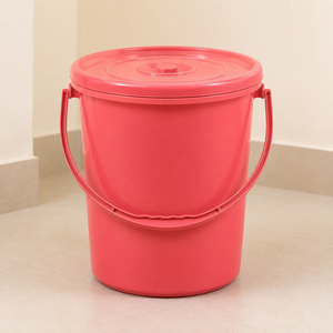 Seau en plastique transparent de 20 litres avec poignée robuste, couvercle hermétique, anti-fuite, écologique, durable, conteneur de stockage polyvalent pour - Product Image 5