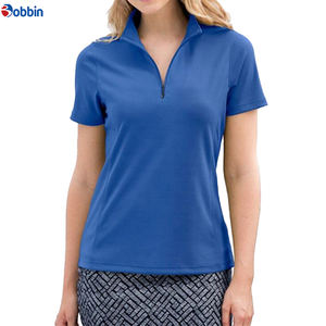 Polo para Mujer, Cómodo, Talla Grande, Diseño Personalizado, Polos de Golf para Mujer, Media Cremallera, Corte Ajustado, Logotipo Bordado - Product Image 6