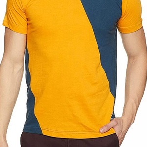 Camiseta de Verano para Hombre, Diseño Nuevo, Venta al Por Mayor, Corte Regular, Lisa, Ecológica, Transpirable, Manga Corta, Personalizable, Dos Tonos - Product Image 6