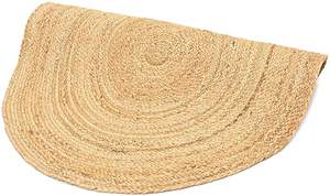 Tapis en jute tressé à la main et cousu à la main de 4 pieds, réversible, écologique, pour la décoration de sols, la maison, l'hôtel, les mariages et les événements - Product Image 2