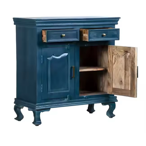 Wooden Sideboard <b>Storage</b> <b>Cabinet</b> with Doors and Drawers Multi Use Furniture Unit for Indoor <b>Dining</b> Space Placement - Product Image 3