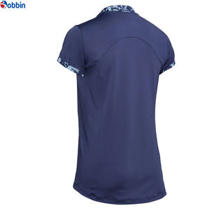 Polo de golf de manga corta de poliéster para mujer, oferta especial de verano, polo personalizado con bordado, uniforme, sublimación, top corto para mujer - Product Image 2