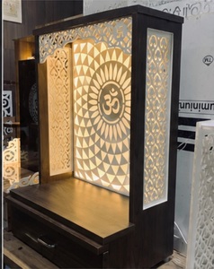 Marble Look Wooden Carved Modern Temples Customized Handmade Solid Wood <b>Mandirs</b> For Pooja Room Buy Teak Wood Pooja Mandir Sale - Product Image 2