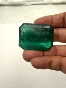 พลอยมรกตสังเคราะห์ Rafay Gemstone Lab Grown Emerald 300-320 กะรัต สีเขียวผสม ขนาด 12 มม. พลอยเม็ดเดี่ยวจากราชสถาน สำหรับทำเครื่องประดับหรูหราและนักสะสม - Product Image 2