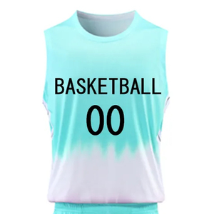 Camisetas de Baloncesto sin Mangas Antibacterianas de Secado Rápido, Uniformes de Equipo Estampados de Talla Grande, Uniformes Personalizados de Verano de Alta Calidad y Ligeros - Product Image 4