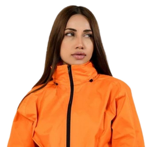 <b>Women</b> Jacket Hooded Waterproof Outdoor Hiking Stand Collar OEM Custom <b>Women</b> Nylon Quilted Winter <b>Windbreaker</b> - Product Image 6