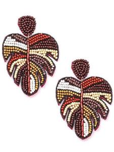 Pendientes con forma de flor para mujer, estilo bohemio, resina acrílica, joyería de color azul - Product Image 5