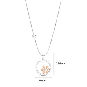 Collier unisexe en argent sterling 925 plaqué rhodium avec pendentif cadenas et chaîne serpent pour tous les jours - Product Image 3