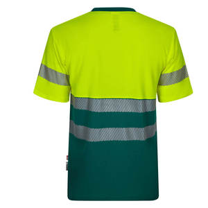 Custom High Visibility Reflective <b>Shirts</b> Bulk Breathable <b>Bird</b> Eye Mesh Safety Work Wear Construction Hi Vis Men Clothing - Product Image 1