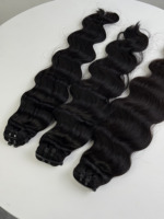 Perruque en cheveux humains 100% vietnamiens à ondulations naturelles, perruque en dentelle de cheveux humains de qualité supérieure, vente en gros directe d'usine