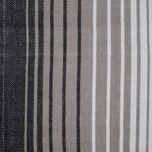 Serviettes de cuisine douces de qualité supérieure 100 % OEM, séchage rapide, super absorbantes, 100 % coton, avec motif rayé teint en fil - Product Image 4