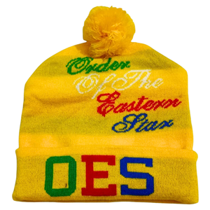 Gorro de Punto Jacquard Ecológico con Bordado Masónico Prince Hall, Gorro de Invierno Tejido a Mano de Poliéster/Algodón con Patrón de Letras, Estilo Casual - Product Image 4