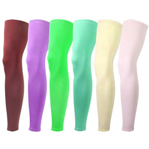 Fabricant de vêtements de sport compressifs athlétiques, manchons de jambe respirants, légers et performants pour le fitness - Product Image 2