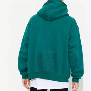 Sudadera con Capucha Extra Grande Clásica para Hombre, de Algodón Grueso Premium, para Colecciones de Ropa Urbana Contemporánea - Product Image 5