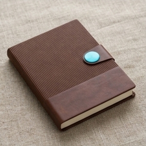 Aurelux <b>A5</b> PU Leather Case Bound Premium Diary Multicolor Business <b>Notebook</b> Magnetic Closure Lock Button Customizable Printing - Product Image 5