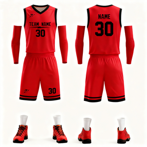 Uniforme de Baloncesto Personalizado Rosa Camuflaje Rojo y Blanco 2026, Jersey 2025, Sublimación Completa, Conjunto Deportivo Profesional HD - Product Image 2