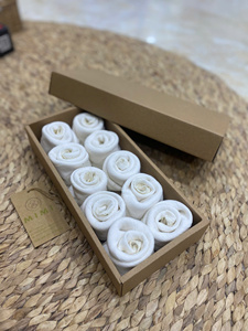 ชุดของขวัญสำหรับเด็กแรกเกิด ผ้าฝ้ายออร์แกนิค 100% ได้รับการรับรองมาตรฐาน GOTS 10 ชิ้น ผ้ามัสลิน ผ้าเช็ดหน้า ปลอดภัย MOQ ต่ำ รับทำโลโก้และฉลากส่วนตัว - Product Image 1
