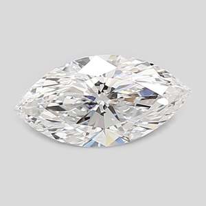 Diamant de laboratoire CVD taille marquise, pureté VVS-VS, couleur D, certifié IGI, pour la fabrication de bijoux en or - Product Image 2