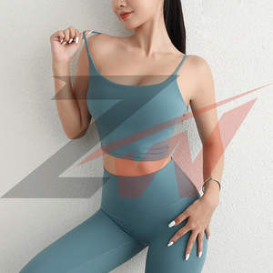 Conjunto Deportivo de 2 Piezas de Alta Calidad con Logotipo Personalizado, Ropa Deportiva Transpirable para Yoga, Pilates y Entrenamiento, Elástica, Sólida y Agradable al Tacto - Product Image 4