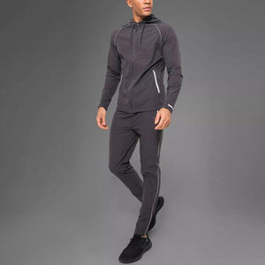 Veste d'entraînement unisexe ajustée à manches longues en polaire respirante, deux pièces, personnalisée, haute qualité, pour l'hiver 2026 - Product Image 4