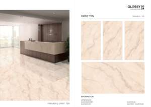 600x1200mm <b>Polished</b> Glazed Porcelain Tiles High Shine Large Dimension Flooring Tile Designed for Modern Interior Architectural - Product Image 4