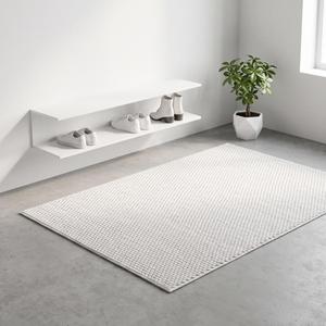 Tapis tendance en laine bouclée tissée à la main, antidérapant, texturé, fait main, moderne, pour salon, chambre, décoration intérieure - Product Image 2